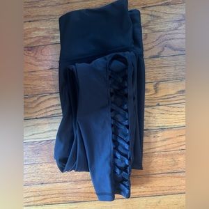 ALL FENIX lace up full length leggings